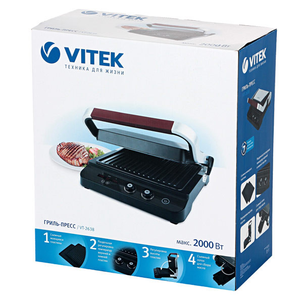 Электрогриль Vitek VT-2638 Электрогриль Vitek VT-2638