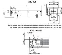 Радиатор Techno Usual KVZ 200-120-900