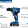 Дрель-шуруповерт Bosch GSR 185-LI Professional 06019K3080 (с 2-мя АКБ, кейс)