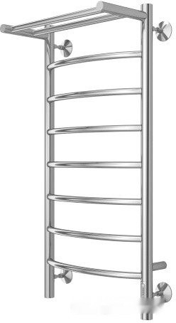 Полотенцесушитель Terminus Классик П8 400x850 с полкой бп электро (хром) Полотенцесушитель Terminus Классик П8 400x850 с полкой бп электро (хром)