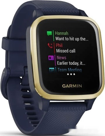 Умные часы Garmin Venu Sq Music (темно-синий)