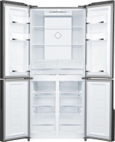 Холодильник (Side-by-Side) Hyundai CM4584F (черное стекло)