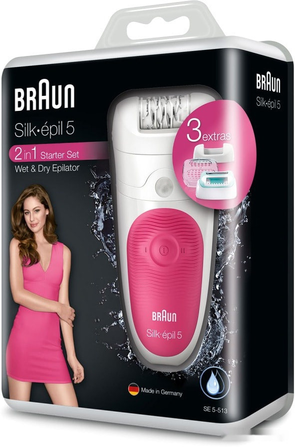 Эпилятор Braun Silk-epil 5 SensoSmart 5/513 Wet&Dry