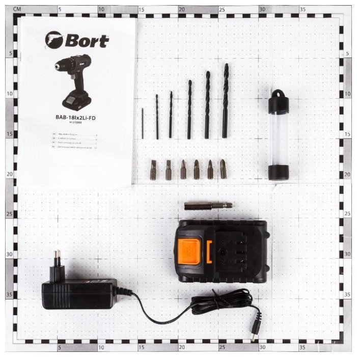 Дрель-шуруповерт BORT BAB-18Ix2Li-FD (с 2-мя АКБ, кейс) Дрель-шуруповерт BORT BAB-18Ix2Li-FD (с 2-мя АКБ, кейс)