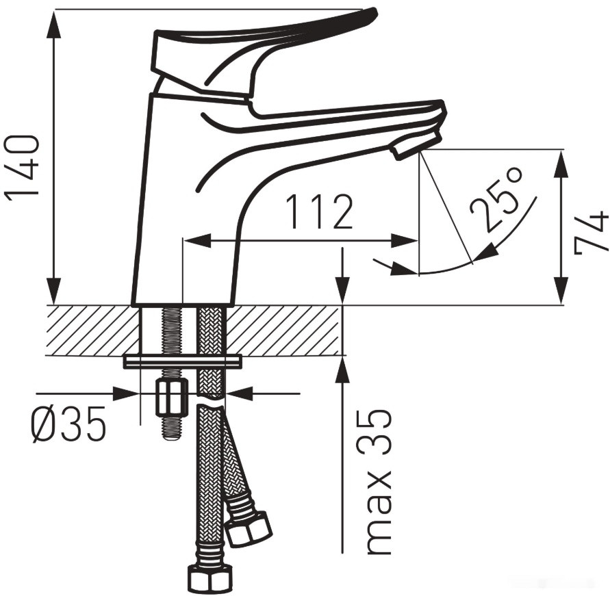 Смеситель Ferro Espacio BES2 Смеситель Ferro Espacio BES2