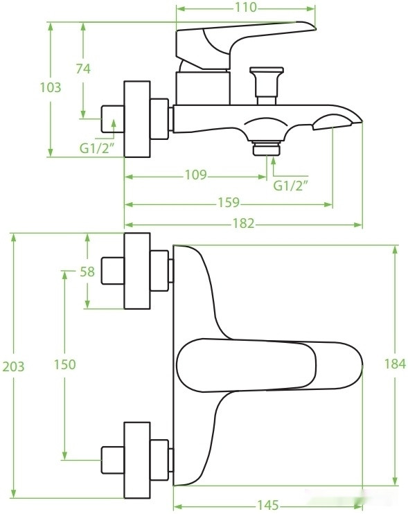 Смеситель Laveo Alea BLE 610D