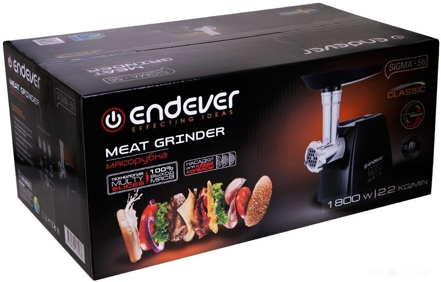 Мясорубка Endever Sigma-56 Мясорубка Endever Sigma-56
