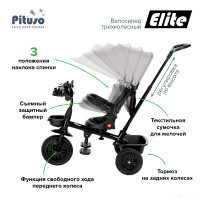 Детский велосипед Pituso Elite (серый)