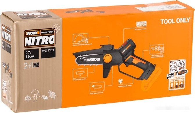 Аккумуляторная пила Worx WG325E.9 (без АКБ)