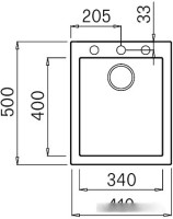 Кухонная мойка Elleci Quadra 100 Ghisa 70