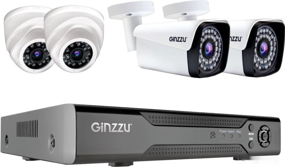 Видеорегистратор наблюдения Ginzzu HK-440N