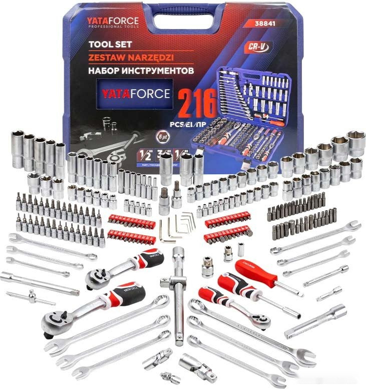 Универсальный набор инструментов Yataforce YF-38841 (216 предметов)