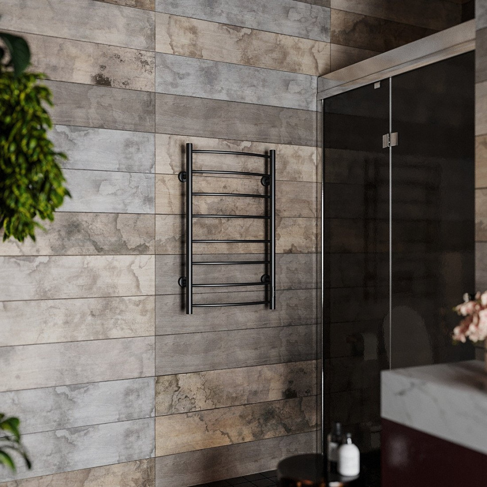 Полотенцесушитель Roxen Santi BK-109AW-8T 11030-5385B (черный) Полотенцесушитель Roxen Santi BK-109AW-8T 11030-5385B (черный)