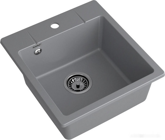 Кухонная мойка GranFest QUARZ GF-UR-245 (темно-серый)