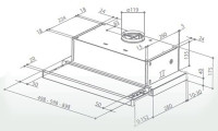 Вытяжка Faber FLOX BK A50