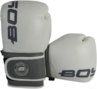 Перчатки BoyBo Ice BBG800 (10oz, белый/серый)
