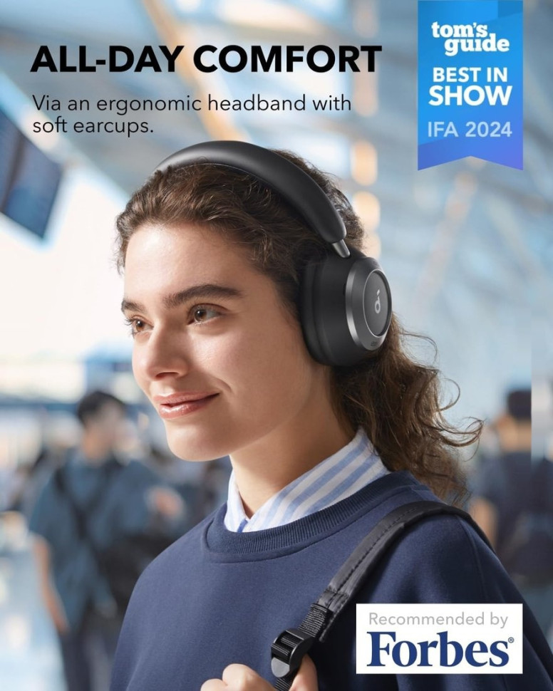 Наушники Anker Soundcore Space One Pro (черный)