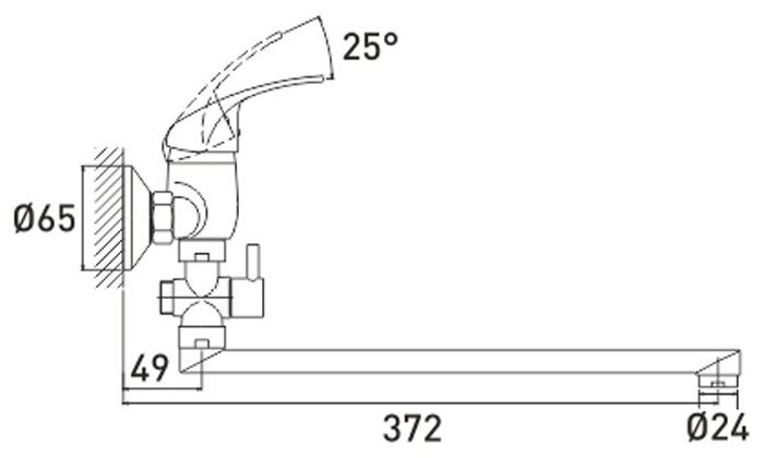 Смеситель Gross Aqua Mini 7210213-35F