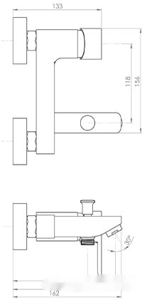 Смеситель Inan Kehribar M2301