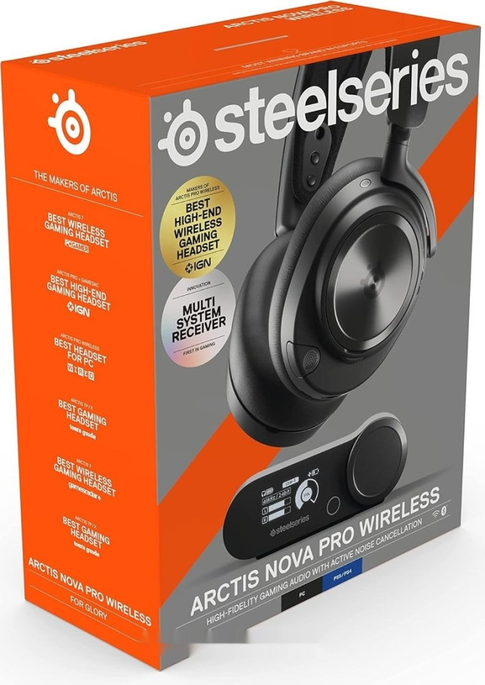 Наушники SteelSeries Arctis Nova Pro Wireless (черный) Наушники SteelSeries Arctis Nova Pro Wireless (черный)