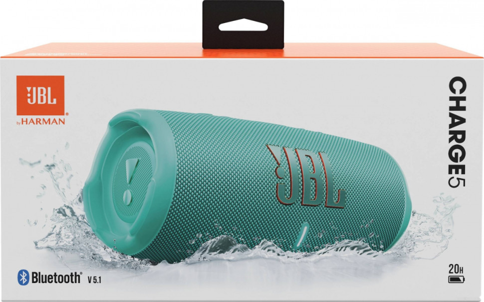 Портативная акустика JBL Charge 5 (бирюзовый)