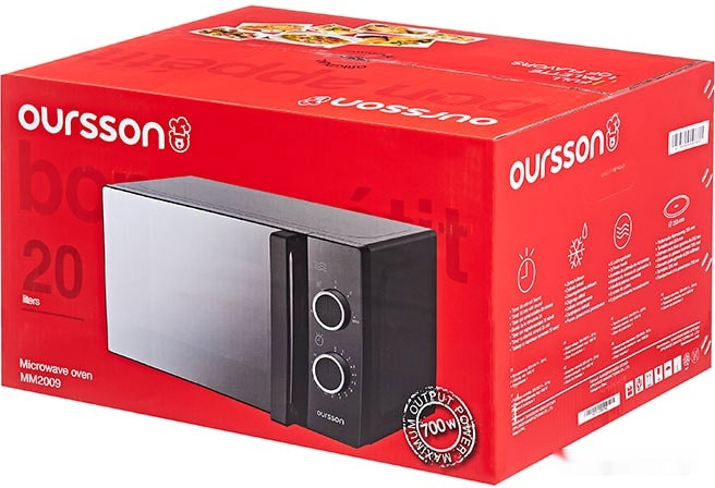 Микроволновая печь Oursson MM2009/BL Микроволновая печь Oursson MM2009/BL