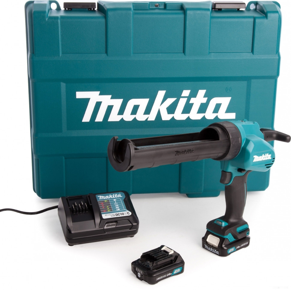Пистолет для герметика Makita CG100DWAEA (с 2-мя АКБ) Пистолет для герметика Makita CG100DWAEA (с 2-мя АКБ)