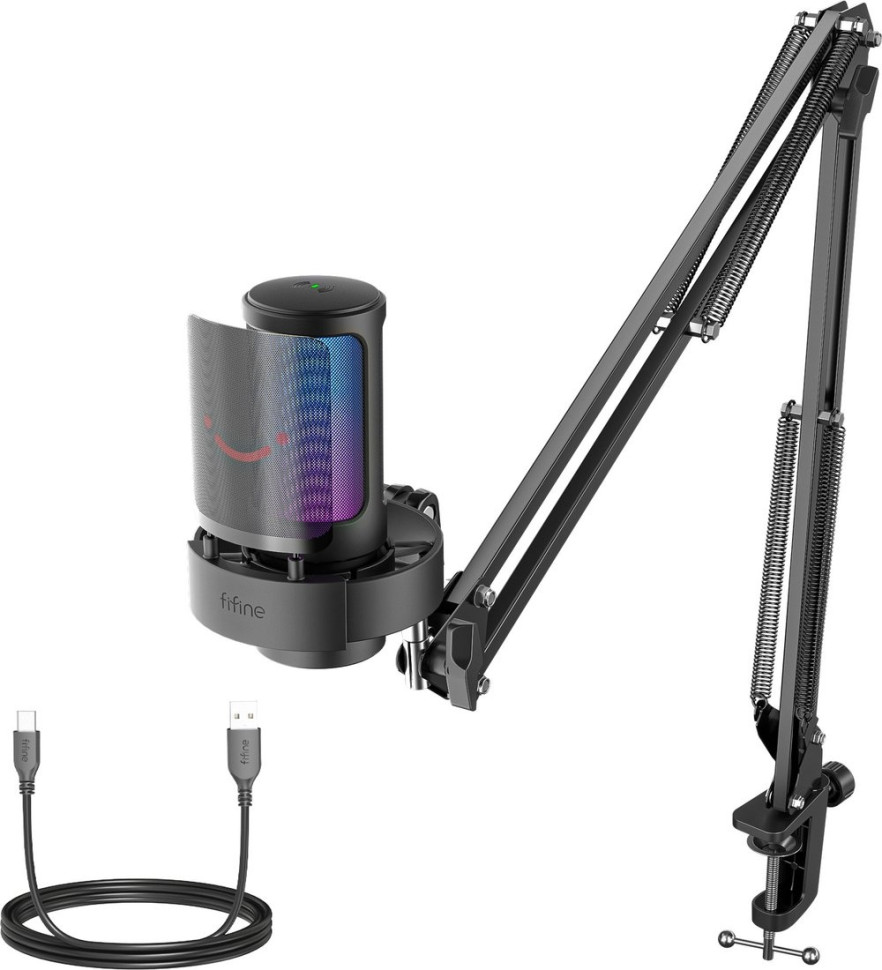 Проводной микрофон FIFINE A8T (черный) Проводной микрофон FIFINE A8T (черный)