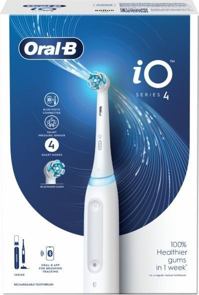 Электрическая зубная щетка Braun iO4 Quite (White) Электрическая зубная щетка Braun iO4 Quite (White)