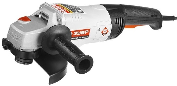 Угловая шлифмашина ЗУБР УШМ-180-1800 ПМ3