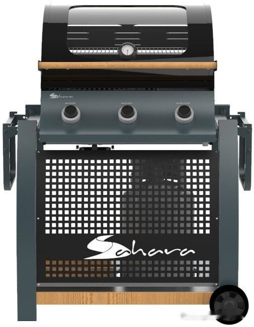 Газовый гриль для дачи SAHARA 3 Burner Oak