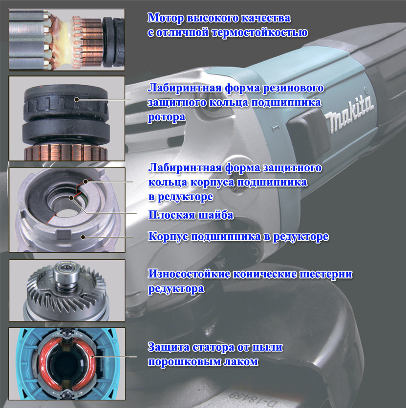 Угловая шлифмашина Makita GA4530 Угловая шлифмашина Makita GA4530