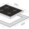 Варочная панель Maunfeld EGHE 64.3EW/G