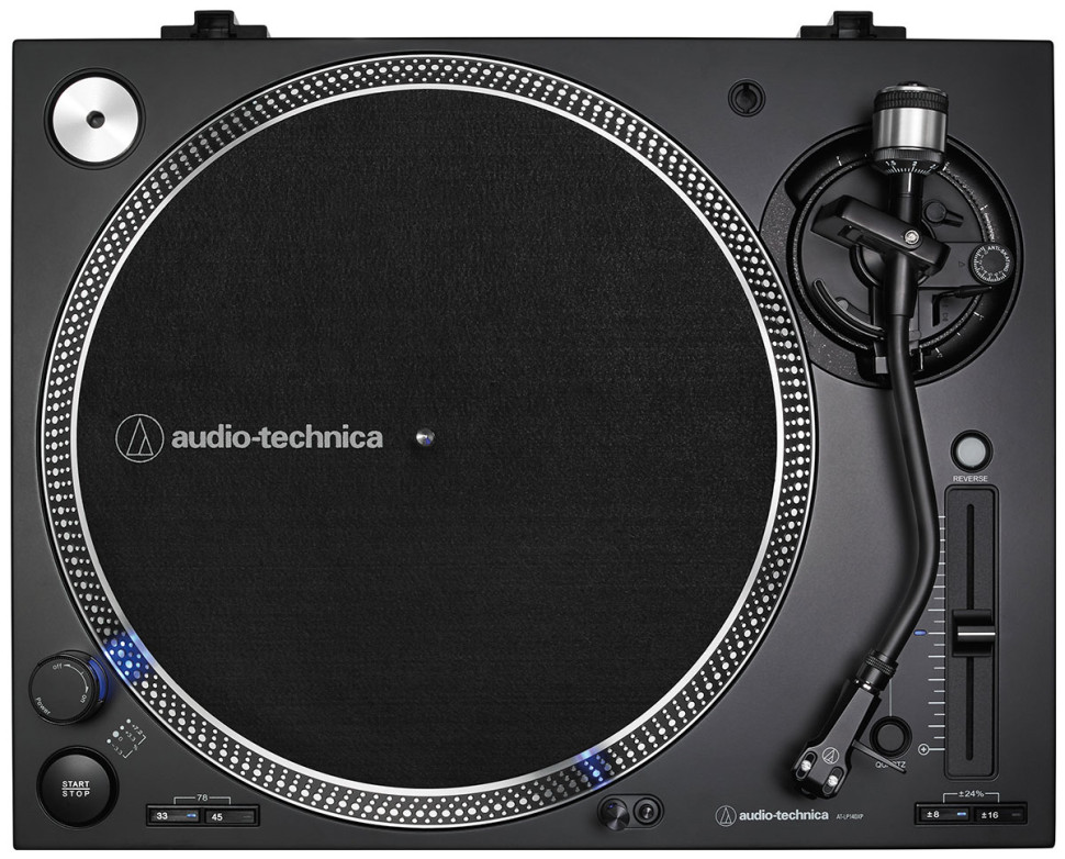 Виниловый проигрыватель Audio-Technica AT-LP140XPBKE