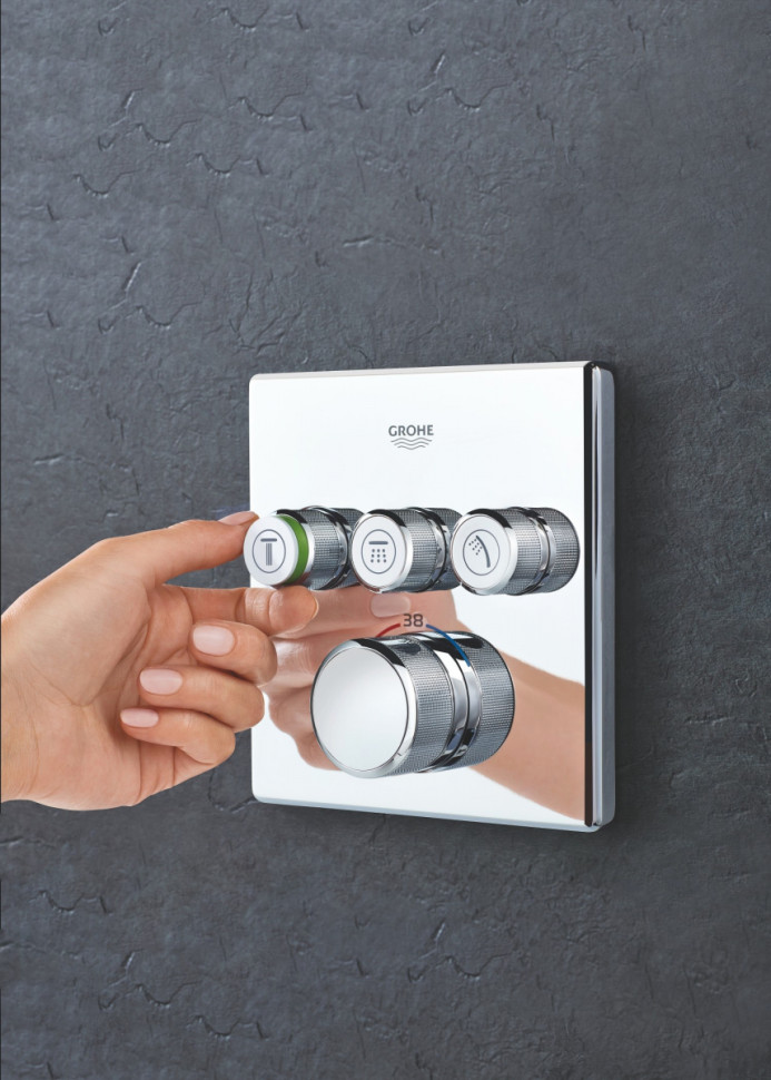 Смеситель Grohe Grohtherm SmartControl 29126000 Смеситель Grohe Grohtherm SmartControl 29126000