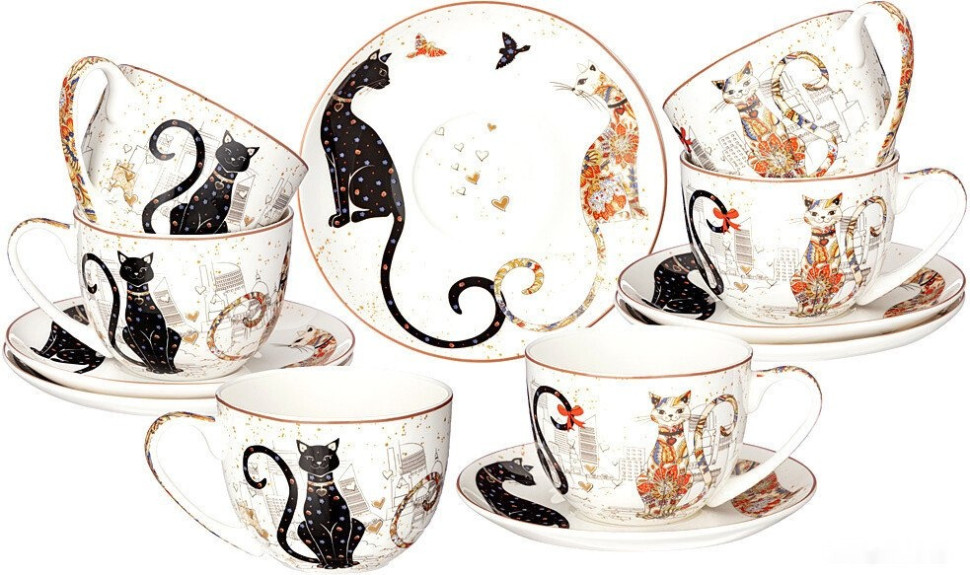 Сервиз Lefard Парижские коты 104-924