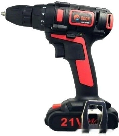 Дрель-шуруповерт Edon QM-1009S (с 2-мя АКБ, кейс)