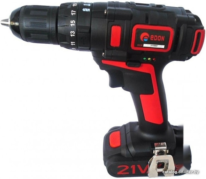 Дрель-шуруповерт Edon QM-1009S (с 2-мя АКБ, кейс)