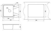 Кухонная мойка Granula 6201 (Graphite)