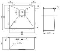 Кухонная мойка Zorg PVD SZR 4844 BRONZE