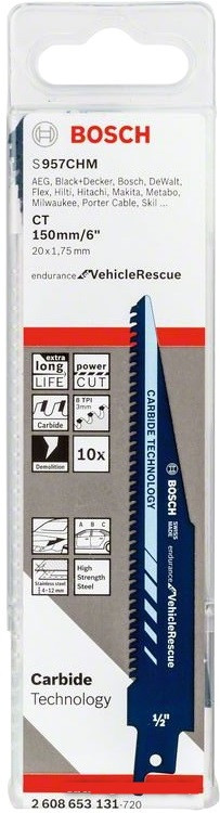 Набор оснастки Bosch 2608653131 (10 предметов)