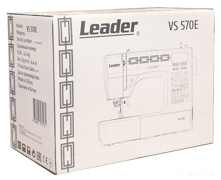 Компьютерная швейная машина Leader VS 570E