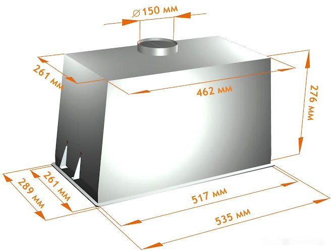 Вытяжка Backer BH54MC-18F12K-White