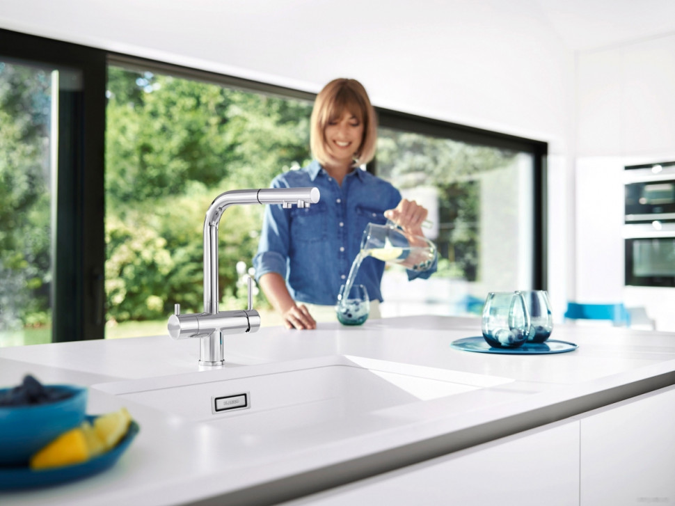 Смеситель Blanco Fontas-S II 525199 (нержавеющая сталь)