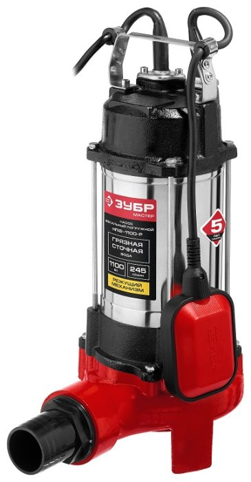 Фекальный насос ЗУБР НПФ-1100-Р
