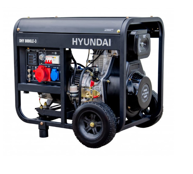 Генератор Hyundai DHY 8000LE-3
