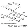 Варочная панель Maunfeld CVI594MBK Варочная панель Maunfeld CVI594MBK