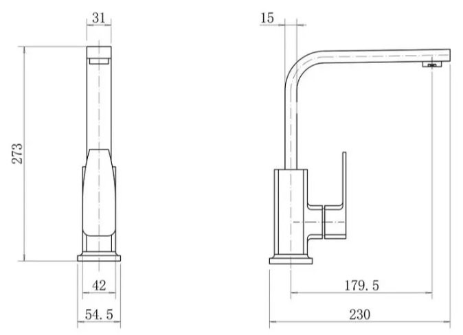 Смеситель Fashun A54010-7 Смеситель Fashun A54010-7