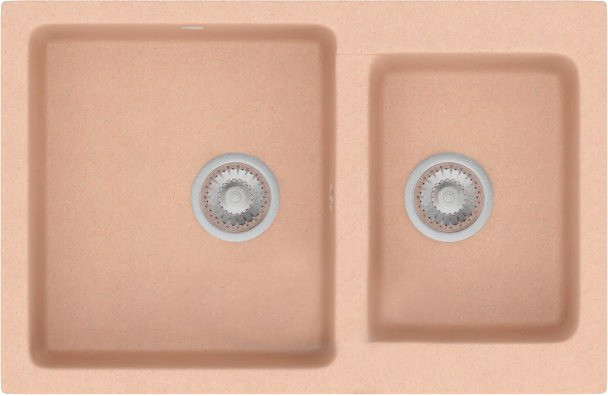 Кухонная мойка Polygran F-15 (бежевый)