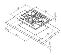 Варочная панель Darina 1T1 BGC 341 12 B